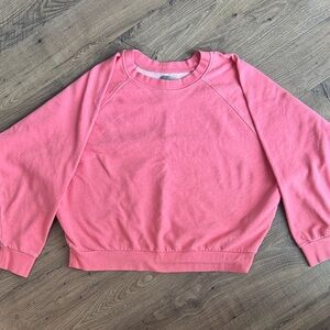GAP Pink Raglan Sleeve Sweatshirt Medium